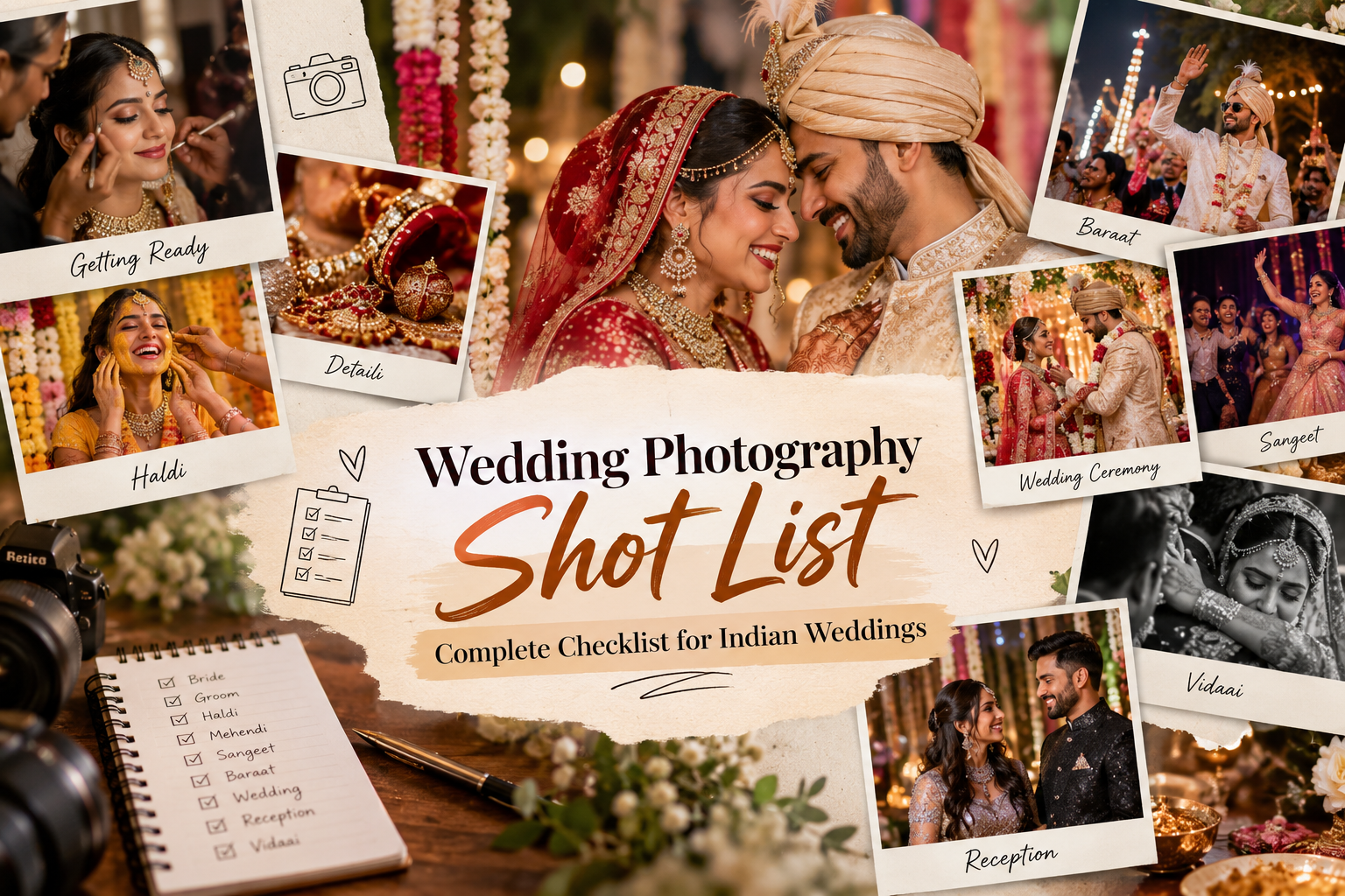 Wedding Photography Shot List: Complete Checklist for Indian Weddings